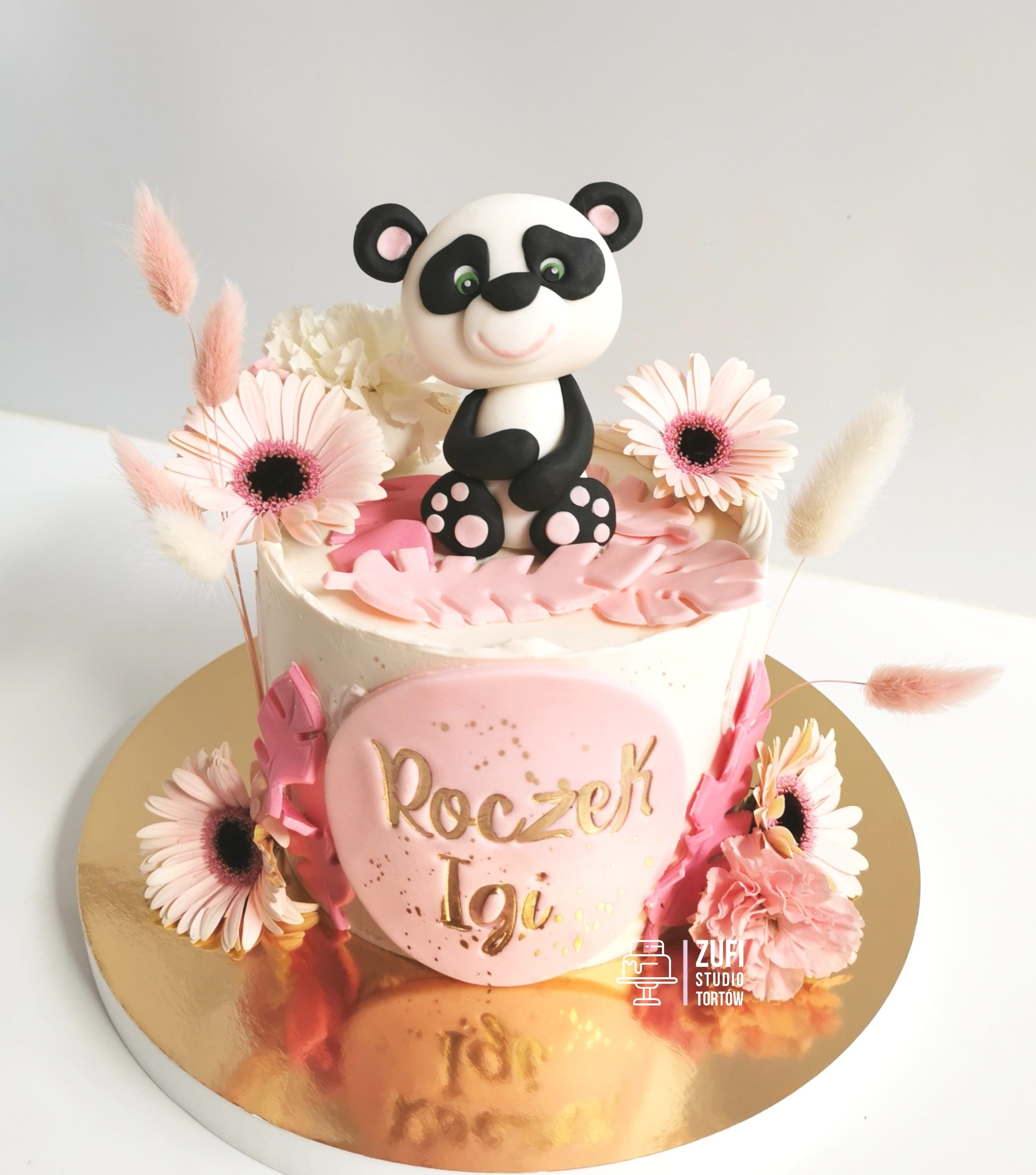 tort z pandą